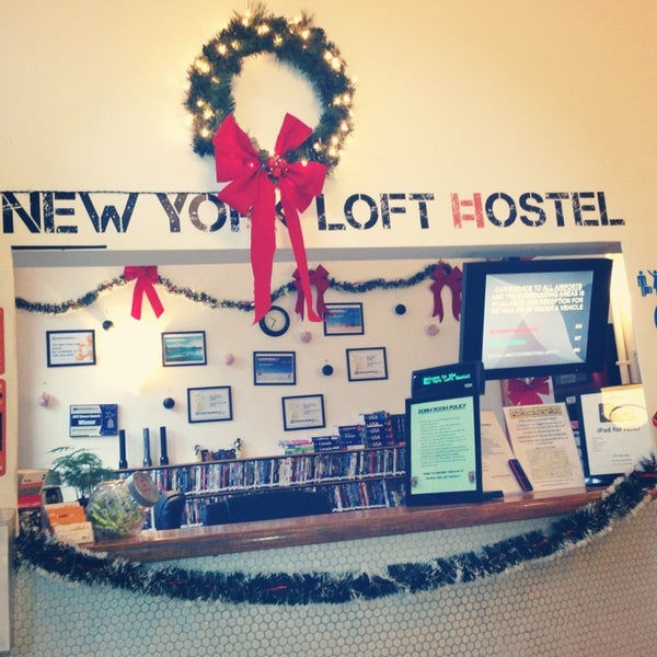 Photo taken at New York Loft Hostel by autumn l. on 12/20/2012