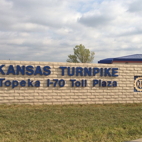 Kansas Turnpike Western Terminus Toll Plaza in Topeka