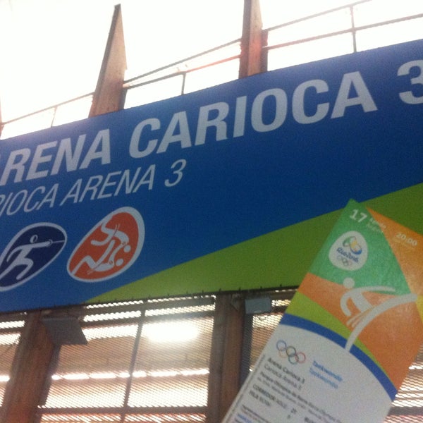 8/18/2016 tarihinde Mirelle O.ziyaretçi tarafından Arena Carioca 3'de çekilen fotoğraf
