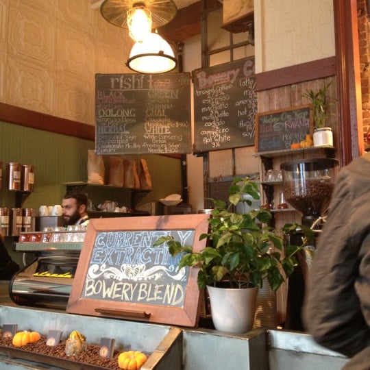 Photo taken at Bowery Coffee by Jo M. on 10/26/2012