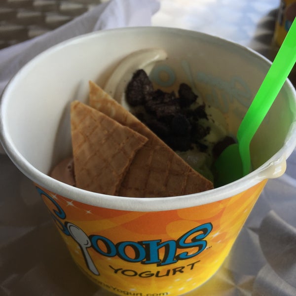 Spoons Yogurt Central Station Frozen Yogurt Shop in College Station