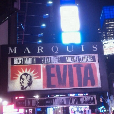 Снимок сделан в Evita on Broadway пользователем Ryan C. 1/22/2013
