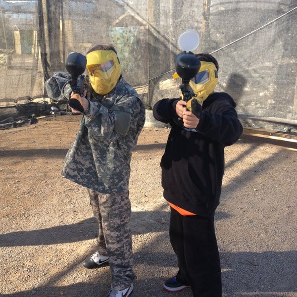 Photo taken at Combat Zone Paintball &amp; The Zombie Apocalypse Experience by Chad on 2/9/2013