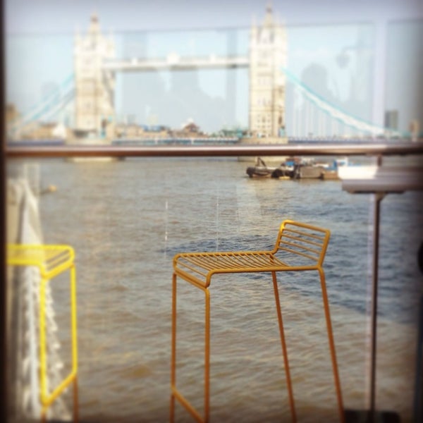 This bar is fantastic. Brilliant views and lots of different seating options. DJ usually on a Sunday afternoon that's not too loud so you can still talk and admire the great view of Tower Bridge.