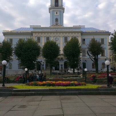 Photo taken at Чернівецька міська рада / Chernivtsi City Council by Виктор К. on 10/12/2012