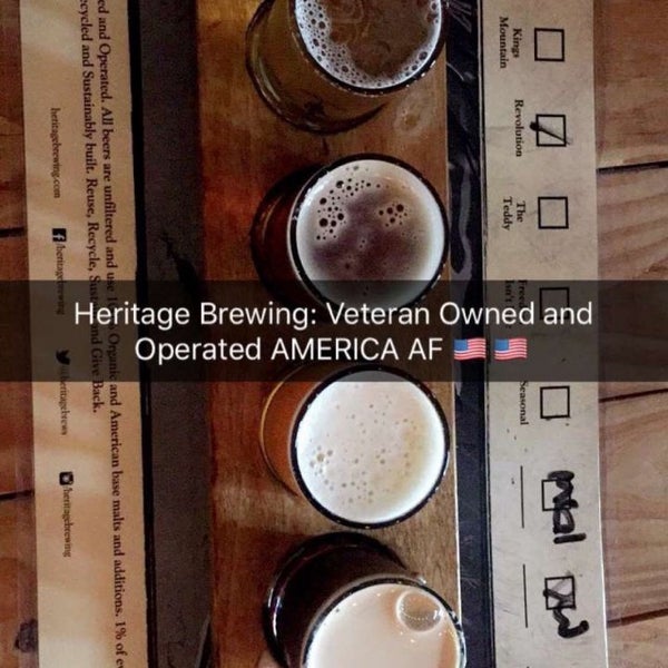 Photo taken at Heritage Brewing Co. by Lexi L. on 4/29/2017