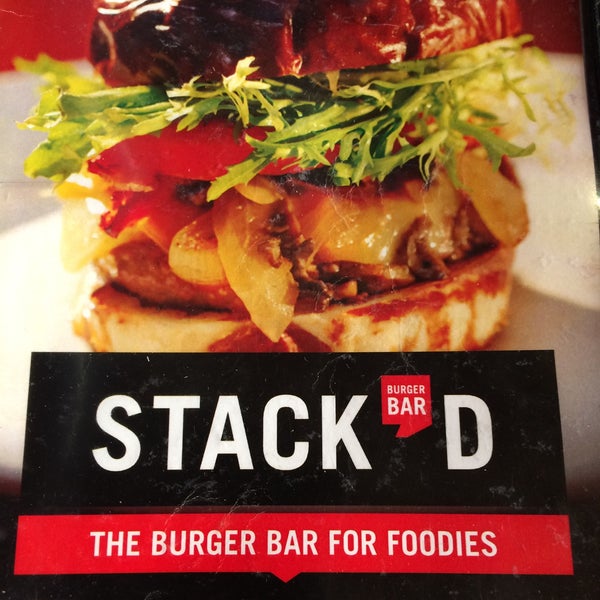 Photo taken at Stack&#39;d Burger Bar by Brent K. on 3/6/2015