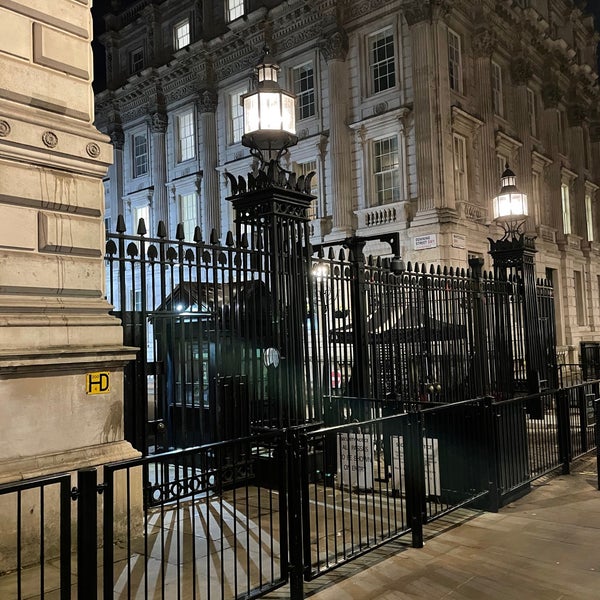 Photo taken at 10 Downing Street by Alistair M. on 12/14/2022