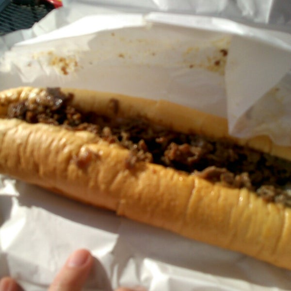 Photo taken at Figueroa Philly Cheese Steak by Patrick H. on 1/27/2014