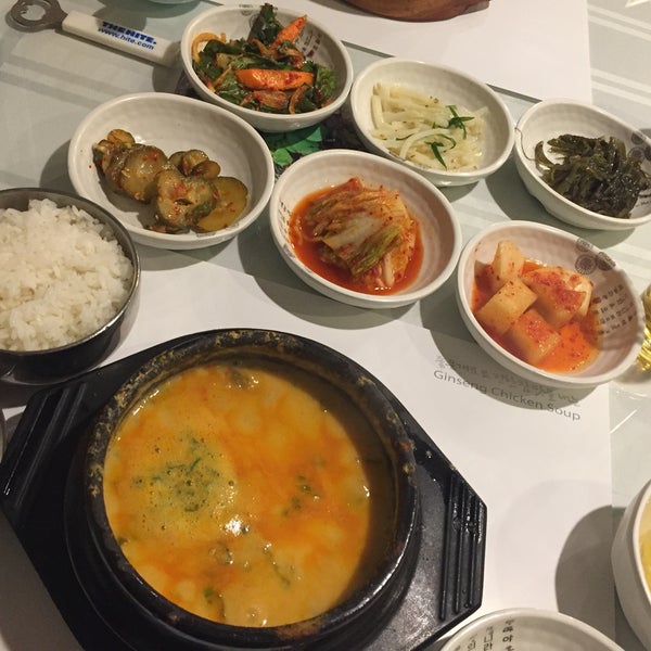 Fresh kimchi, great food, awesome ginseng tea. The kimchi bean paste stew is fantastic