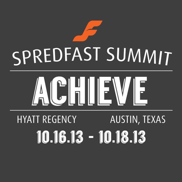 Be sure to tweet @spredfast using the hashtag #SFsummit