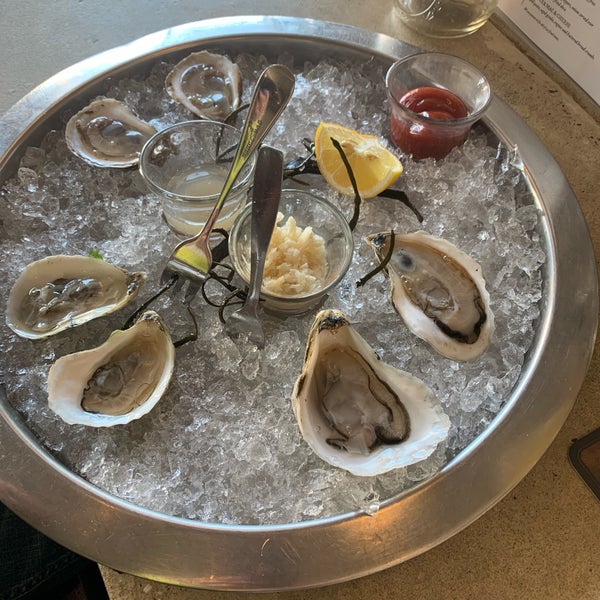 The best oysters ever . Great Atmosphere and bartender was lively and made great drinks it was a good feel everyone there was having fun the menu was very enticing