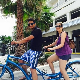 8/26/2015에 Mike M.님이 Clearwater Beach Scooter and Bike Rentals에서 찍은 사진