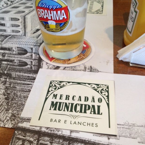 Photo taken at Mercadão Municipal Bar &amp; Lanches by Bruno L. on 4/6/2014