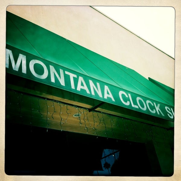 Photos at Montana Clock Shop North of Montana Santa Monica, CA