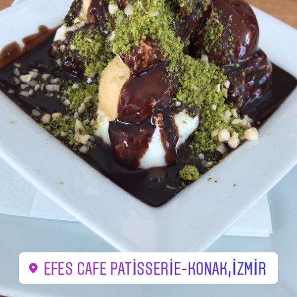 Photo taken at Efes Cafe &amp; Patisserie by Gülcan Ö. on 7/22/2019