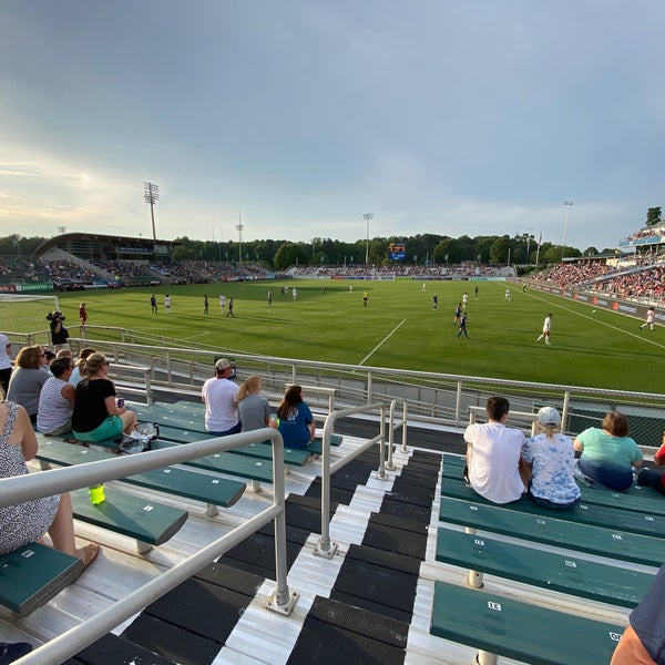 Photo taken at WakeMed Soccer Park by Geoffrey L. on 5/22/2021