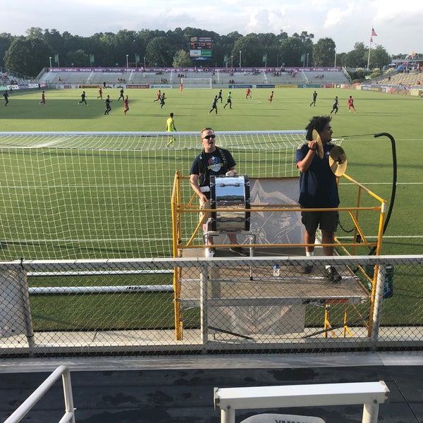 Photo taken at WakeMed Soccer Park by Geoffrey L. on 7/17/2019