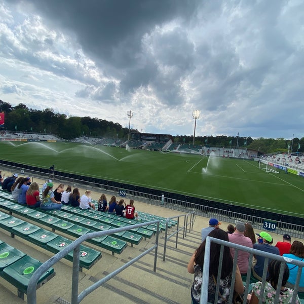 Photo taken at WakeMed Soccer Park by Geoffrey L. on 4/10/2021