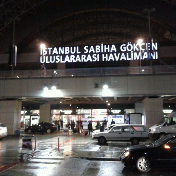 Photo taken at Istanbul Sabiha Gökçen International Airport (SAW) by Cemal K. on 4/16/2013