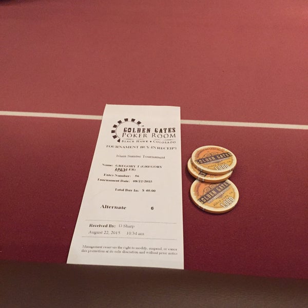 Blackhawk golden gates poker schedule