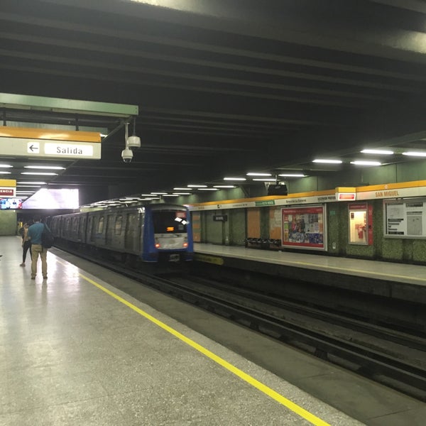 Photo taken at Metro San Miguel by Alejandro on 1/3/2019
