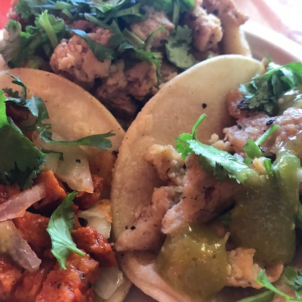 Foto diambil di Pancho&#39;s Vegan Tacos oleh Sandra M. pada 4/19/2017