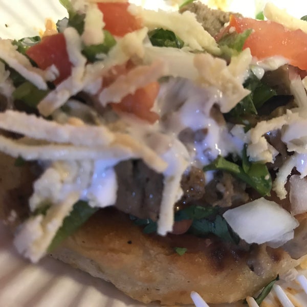 Photo taken at Pancho&#39;s Vegan Tacos by Sandra M. on 4/28/2017