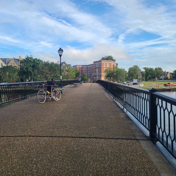 The Hague Walking Bridge Bridge in Norfolk