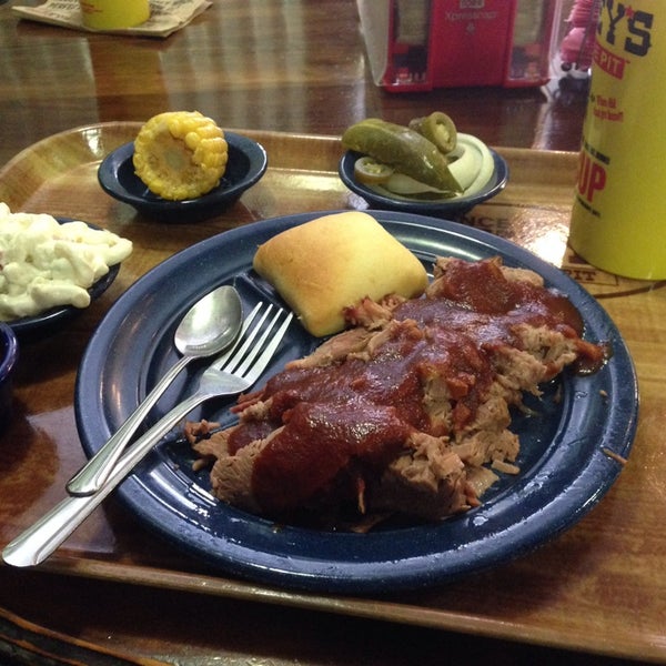 Photo taken at Dickey&#39;s BBQ Pit by Jeff W. on 3/6/2014
