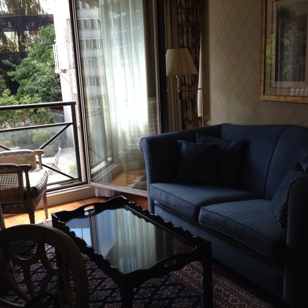 Photo taken at Stanhope Hotel by Anna K. on 7/16/2014