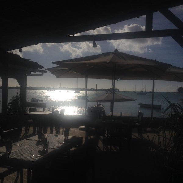 Photo taken at Les Canisses Resto &amp; Plage by Mike L. on 7/21/2014