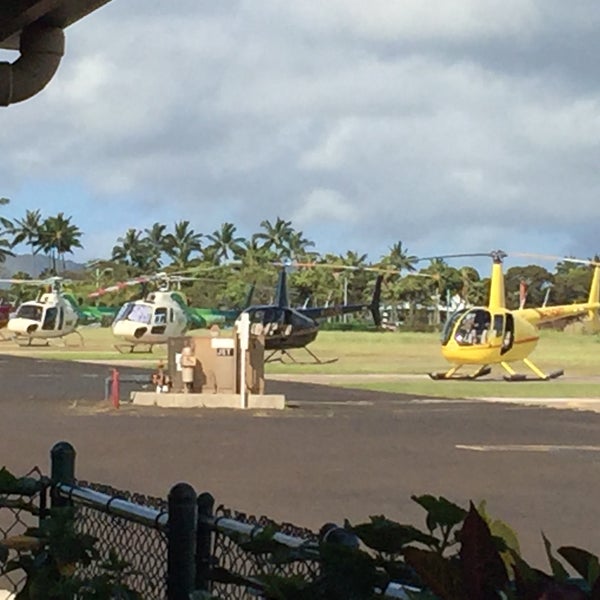 Photo taken at Island Helicopters Kauai by Jolyn Y. on 5/23/2016