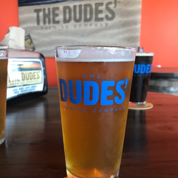 Photo taken at The Dudes&#39; Brewing Co. by John B. on 7/5/2019