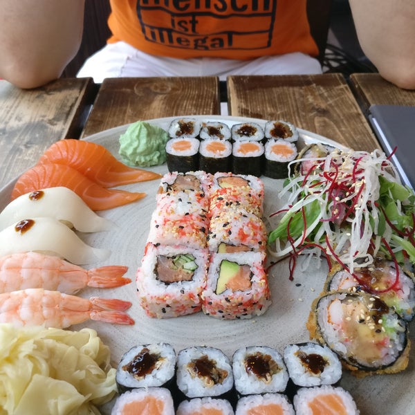 Photo taken at hello sushi by Alexander B. on 8/7/2018