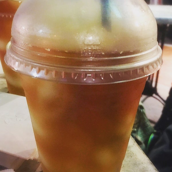 On a hot summer day, try the ice tea with lemon ice it's refreshing and delicious.