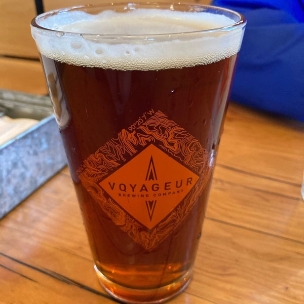 Photo taken at Voyageur Brewing Company by Jonathan C. on 4/1/2021