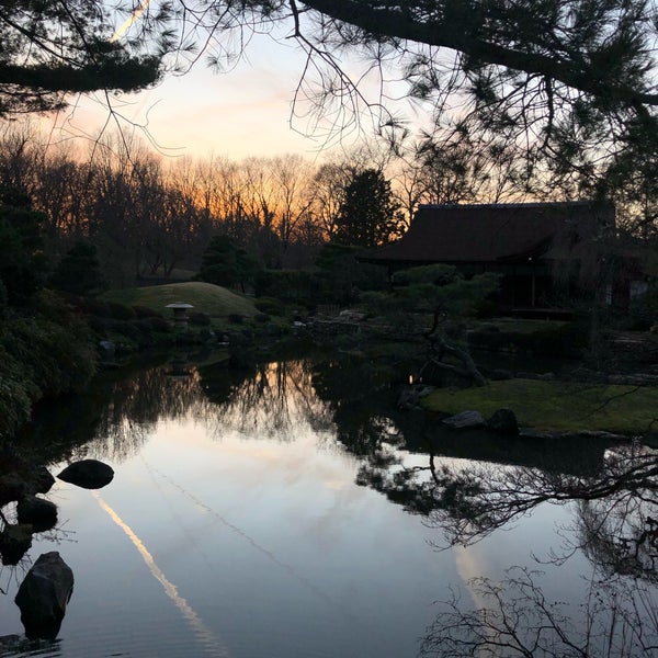Photo taken at Shofuso Japanese House and Garden by Kate P. on 3/12/2021