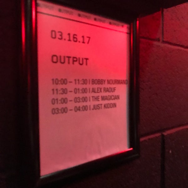 Photo taken at Output by Victor . on 3/17/2017