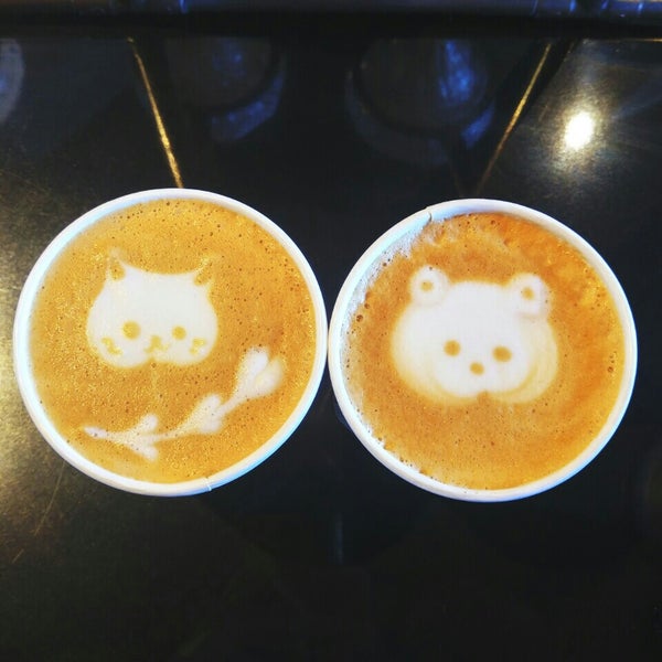 Ritual coffee and cute latte art!