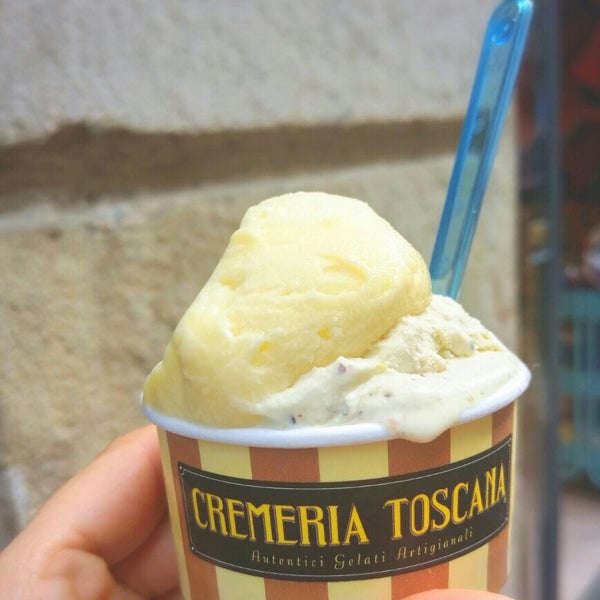 Really good pistachio ice cream!