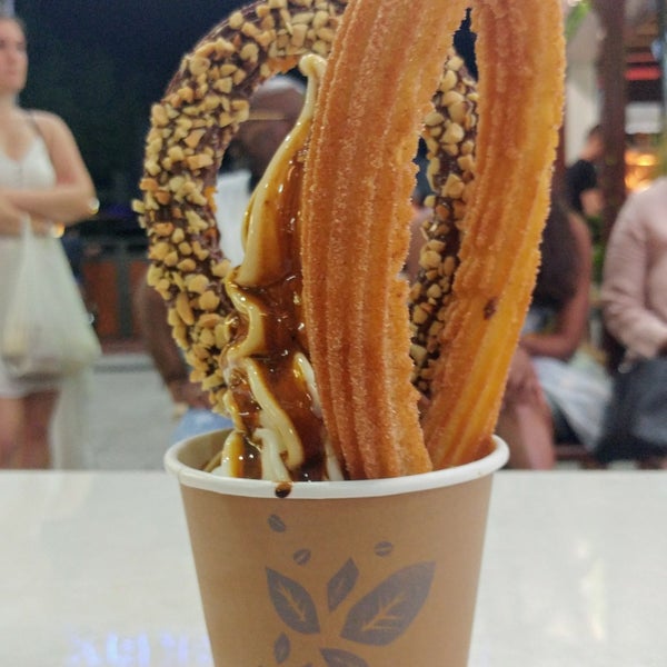 The affogato sundae is too bitter, but I love the cinnamon sugar and choco nuts churros. Highly recommend!
