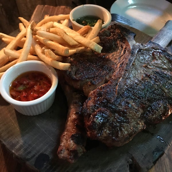 Great steaks, Argentinian food and Yerba mate. Also they have a good Latin American wines and drinks, and overall great for dates. The ambience is very Brooklyn-ish!