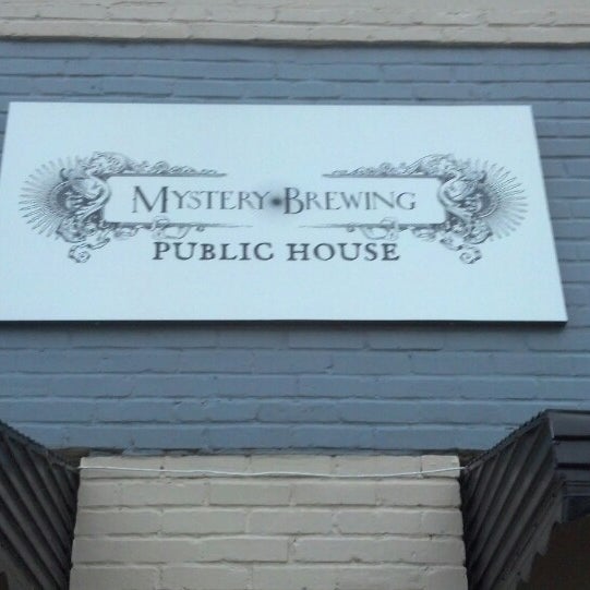 Photo taken at Mystery Brewing Public House by Glenn G. on 5/3/2013