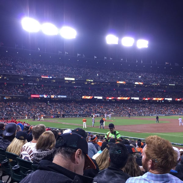 Photo taken at Oracle Park by Carmen on 9/17/2016