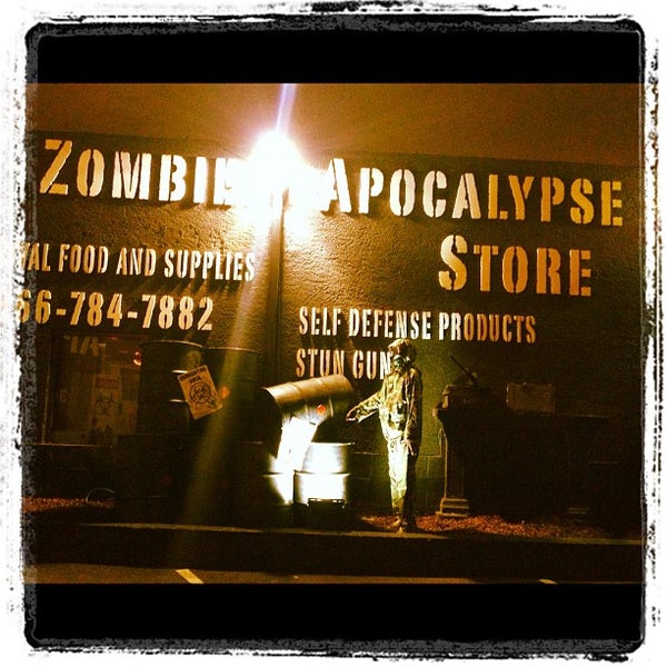 Photo taken at Zombie Apocalypse Store by Winston W. on 10/11/2012