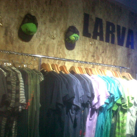 Photo taken at Larva clothing by Paul C. on 9/23/2012