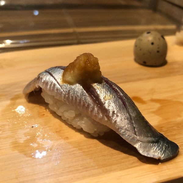 Photo taken at Tanoshi Sushi by Anne C. on 7/31/2019
