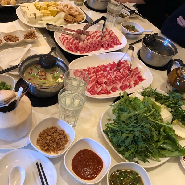 Photo taken at Hometown Hotpot &amp; BBQ by Anne C. on 12/24/2018