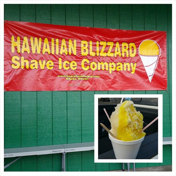 Hawaiian Blizzard Shave Ice Co Kapa‘a, HI